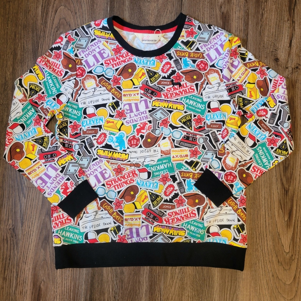 Stranger Things Peter Alexander Loungewear Pullover Sweatshirt